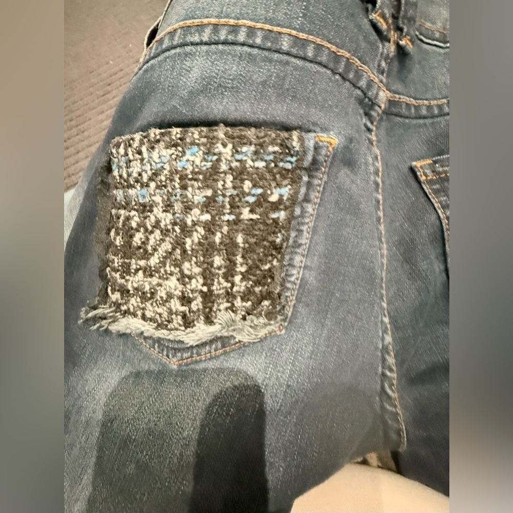 Desigual Black Straight Leg Jeans Classic Style - Picture 4 of 7